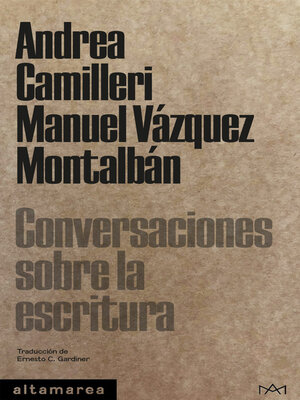 cover image of Conversaciones sobre la escritura